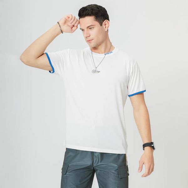 men's t-shirts 2021 summer men short sleeve t-shirt high elastic man casual tees black white gray colors eu size s-2xl, White;black
men's t-shirts 2021 summer men short sleeve t-shirt high elastic man casual tees black white gray colors eu size s-2xl, White;black