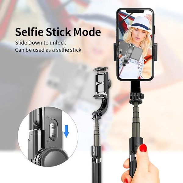 selfie monopods l08 gimbal stabilizer stick tripod bt4.0 wireless aluminum alloy foldable for smartphone black
selfie monopods l08 gimbal stabilizer stick tripod bt4.0 wireless aluminum alloy foldable for smartphone black