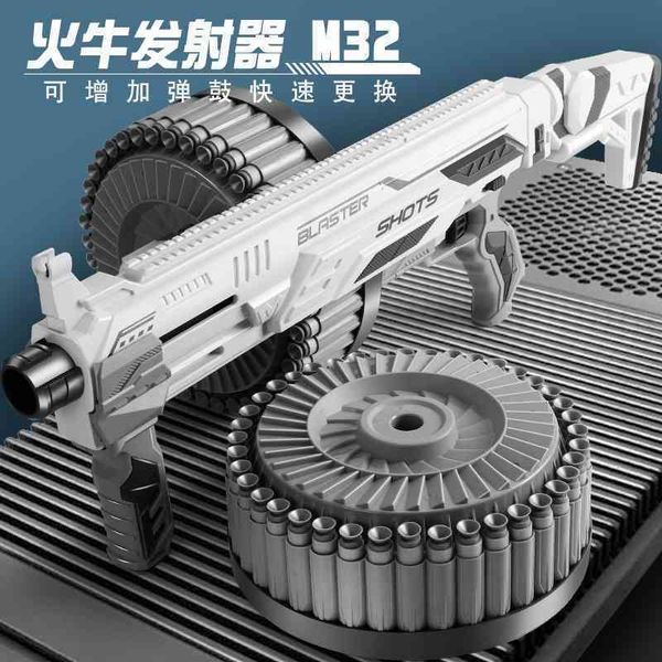m32 fire cow launcher soft bullet man moves boy children's toy to eat chicken imitation real person assault model gun
m32 fire cow launcher soft bullet man moves boy children's toy to eat chicken imitation real person assault model gun