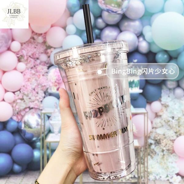 mugs summer high value online celebrity sequined girl double straw cup portable plastic large capacity water
mugs summer high value online celebrity sequined girl double straw cup portable plastic large capacity water