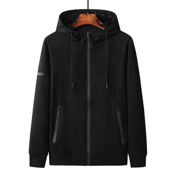 2021 new autumn and winter solid color cardigan sweater korean version black hooded zipper casual cotton men's coat
2021 new autumn and winter solid color cardigan sweater korean version black hooded zipper casual cotton men's coat