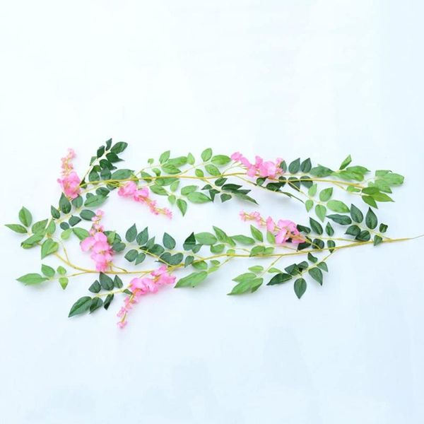 decorative flowers & wreaths 3pcs 2m artificial wisteria garland vine rattan hanging flower for home garden outdoor wedding arch floral deco
decorative flowers & wreaths 3pcs 2m artificial wisteria garland vine rattan hanging flower for home garden outdoor wedding arch floral deco