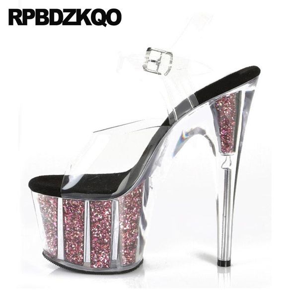 dress shoes perspex bridal sequin large size high heels big pumps clear pvc wedding stiletto platform glitter strap sandals women slim, Black
dress shoes perspex bridal sequin large size high heels big pumps clear pvc wedding stiletto platform glitter strap sandals women slim, Black
