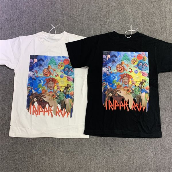 t shirt 21ss hip-hop graffiti trippie redd lifes a trip album tee men women 1:1 fashion casual streetwear t-shirts, White
t shirt 21ss hip-hop graffiti trippie redd lifes a trip album tee men women 1:1 fashion casual streetwear t-shirts, White