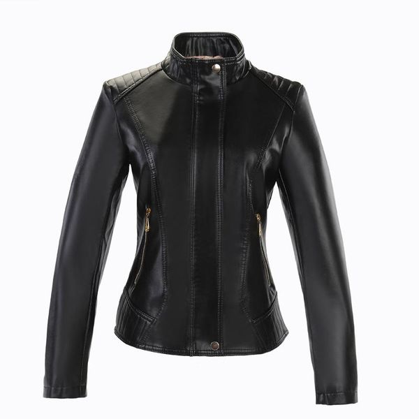 women's jackets 2021 fashion women leather jacket biker bright colors ladies basic zipper pu coat plus size xl-6xl, Black;brown
women's jackets 2021 fashion women leather jacket biker bright colors ladies basic zipper pu coat plus size xl-6xl, Black;brown