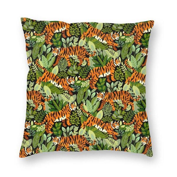 cushion/decorative pillow bangel tiger jungle square pillowcover decoration tropical forest animal cushions throw for sofa double-sided prin
cushion/decorative pillow bangel tiger jungle square pillowcover decoration tropical forest animal cushions throw for sofa double-sided prin