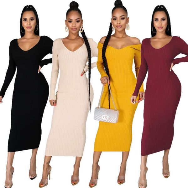 off the shoulder stretchy ribbed sweater dress for women deep v neck long sleeve skinny dresses autumn winter club party casual, Black;gray
off the shoulder stretchy ribbed sweater dress for women deep v neck long sleeve skinny dresses autumn winter club party casual, Black;gray