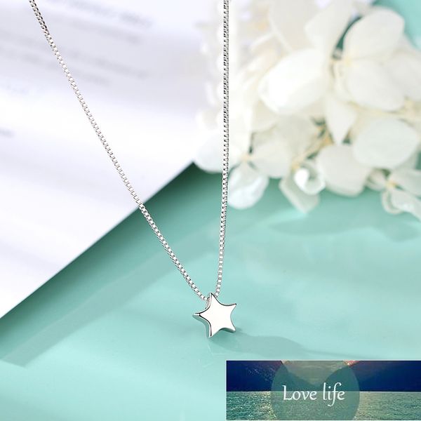 925 sterling silver pentagram charm pendant necklace simple clavicle chain star necklace for women jewelry gift s-n592, Golden;silver
925 sterling silver pentagram charm pendant necklace simple clavicle chain star necklace for women jewelry gift s-n592, Golden;silver