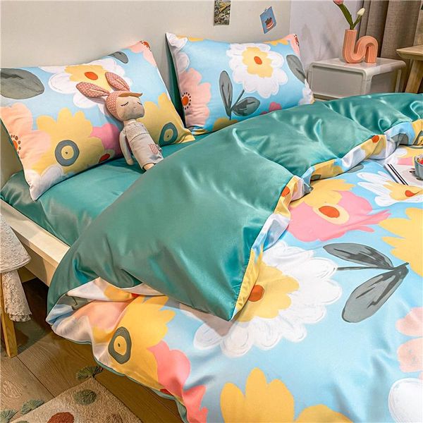 bedding sets sheet bag in the summer of fitted model naked sleep during spring and autumn silk three-piece 4
bedding sets sheet bag in the summer of fitted model naked sleep during spring and autumn silk three-piece 4