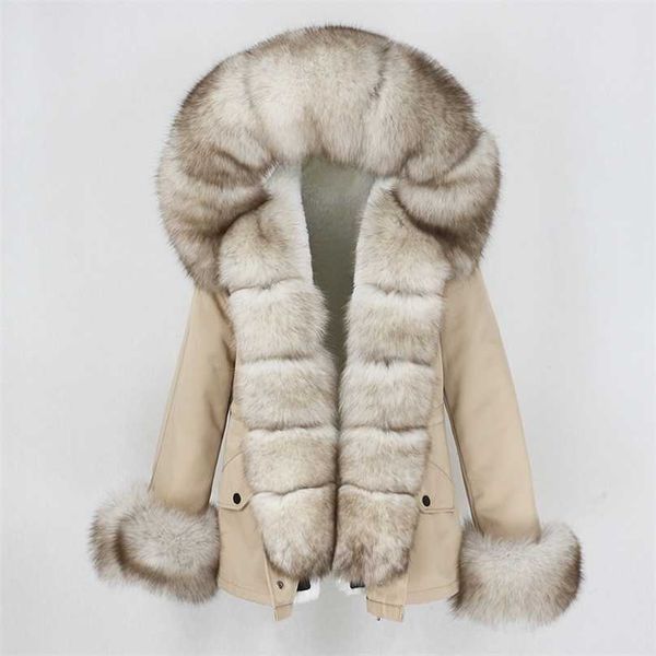 oftbuy waterproof short parka winter jacket women real fur coat natural collar hood warm streetwear detachable 211220, Black
oftbuy waterproof short parka winter jacket women real fur coat natural collar hood warm streetwear detachable 211220, Black