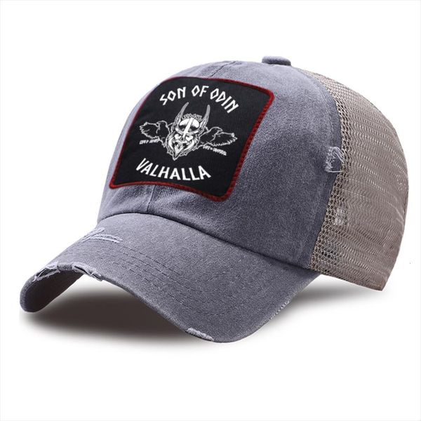 outdoor trucker hat vikings sons of odin valhalla baseball cap fashion summer snapback breathable sport mesh, Blue;gray
outdoor trucker hat vikings sons of odin valhalla baseball cap fashion summer snapback breathable sport mesh, Blue;gray