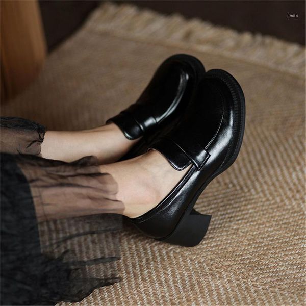 dress shoes sarairis dropship design chunky heels comfy walking fashion slip on 100% genuine leather vintage pumps woman, Black
dress shoes sarairis dropship design chunky heels comfy walking fashion slip on 100% genuine leather vintage pumps woman, Black