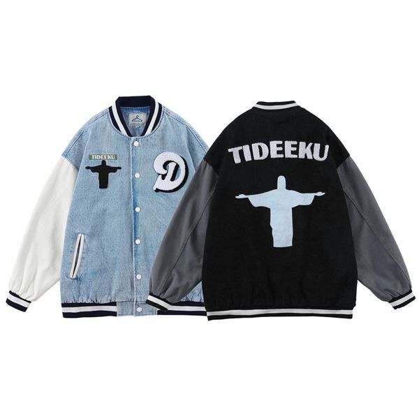 men's jackets denim jacket, statue of liberty embroidered baseball suit, hip hop casual wear, harajuku, with buttons, Black;brown
men's jackets denim jacket, statue of liberty embroidered baseball suit, hip hop casual wear, harajuku, with buttons, Black;brown
