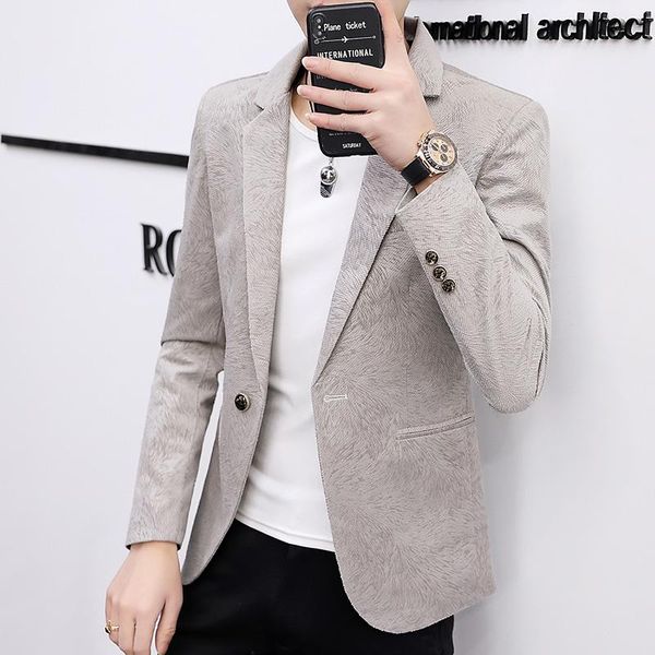 men's suits & blazers men blazer autumn business casual slim fit solid suit jacket jaqueta masculino chaquetas clothing abiti da cerimo, White;black
men's suits & blazers men blazer autumn business casual slim fit solid suit jacket jaqueta masculino chaquetas clothing abiti da cerimo, White;black