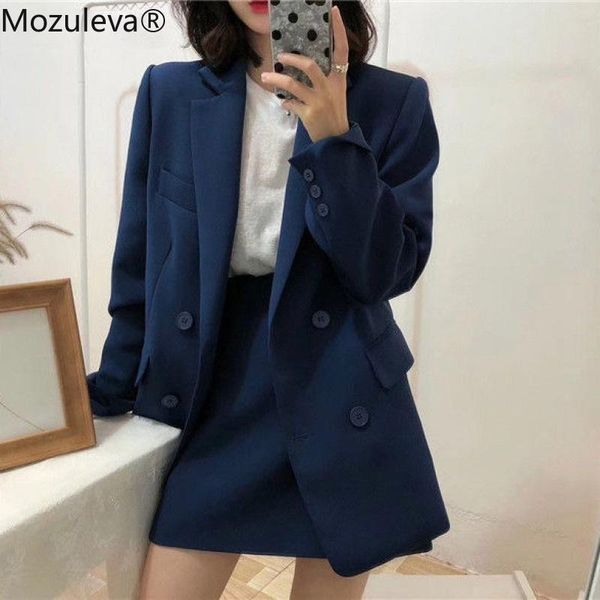 two piece dress mozuleva office ladies skirt suits double breasted jackets & high waist a-line mini skirts elegant women 2 pieces blazer set, White
two piece dress mozuleva office ladies skirt suits double breasted jackets & high waist a-line mini skirts elegant women 2 pieces blazer set, White