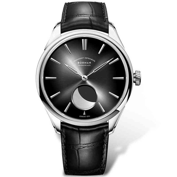 borman brand luxury men's watch 80hour moon phase automatic mechanical leather bracelet wrist waterproof 50atm
borman brand luxury men's watch 80hour moon phase automatic mechanical leather bracelet wrist waterproof 50atm
