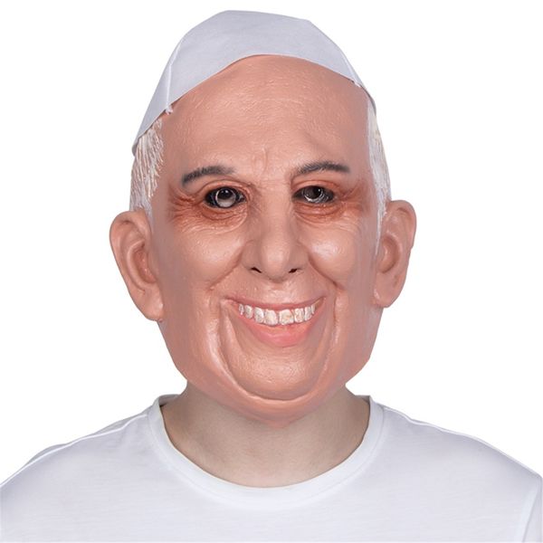 costume accessories cosplay party pope francis latex mask role-playing realistic pope costume props headgear, Silver
costume accessories cosplay party pope francis latex mask role-playing realistic pope costume props headgear, Silver