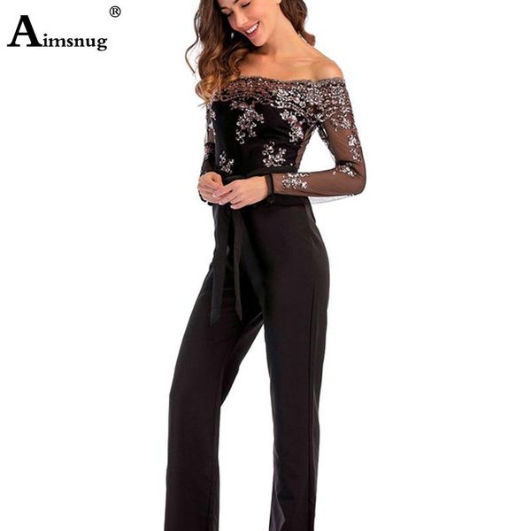 women's jumpsuits & rompers sequins patchwork womens black elegant embroidery sheer mesh jumpsuit off shoulder backless party playsuit, Black;white
women's jumpsuits & rompers sequins patchwork womens black elegant embroidery sheer mesh jumpsuit off shoulder backless party playsuit, Black;white