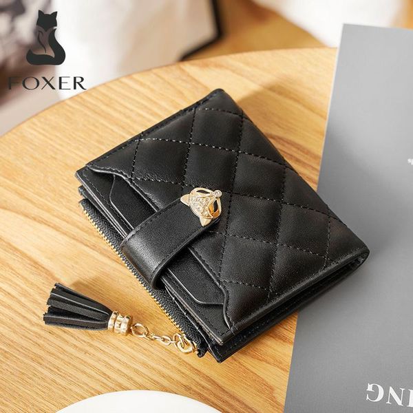 wallets foxer mini coin purse female fashion ladies wallet small card holder split leather women short, Red;black
wallets foxer mini coin purse female fashion ladies wallet small card holder split leather women short, Red;black