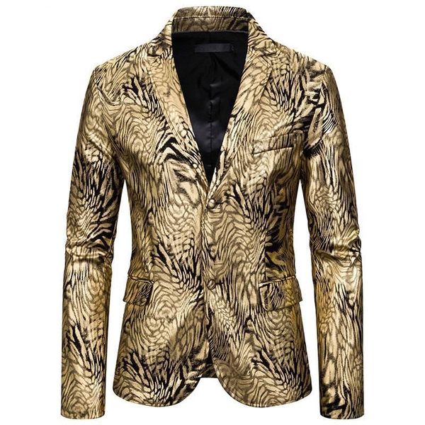 men's suits & blazers luxury gold bronzing blazer men nightclub prom suit jacket slim single breasted wedding party stage costumes, White;black
men's suits & blazers luxury gold bronzing blazer men nightclub prom suit jacket slim single breasted wedding party stage costumes, White;black