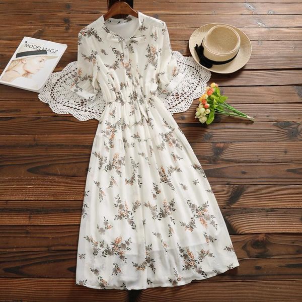 casual dresses 2021 summer fashion short sleeve dress women floral print chiffon, Black;gray
casual dresses 2021 summer fashion short sleeve dress women floral print chiffon, Black;gray