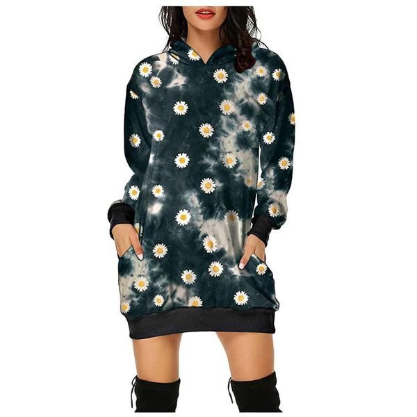 casual dresses fashion daisy printed long sleeve hooded mini dress women hoodie autumn winter sweatshirts loose pocket pullovers, Black;gray
casual dresses fashion daisy printed long sleeve hooded mini dress women hoodie autumn winter sweatshirts loose pocket pullovers, Black;gray