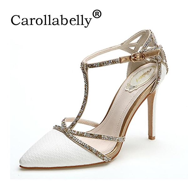rhinestone high heels women pumps pointed stiletto brand snake white wedding dress shoes, Black
rhinestone high heels women pumps pointed stiletto brand snake white wedding dress shoes, Black