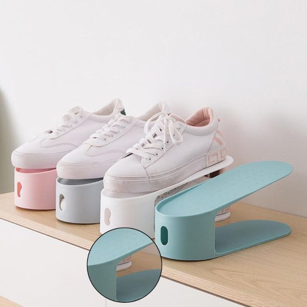 portable plastic shoes rack double stand adjustable shelves holder organizer for living room space saving clothing & wardrobe storage
portable plastic shoes rack double stand adjustable shelves holder organizer for living room space saving clothing & wardrobe storage