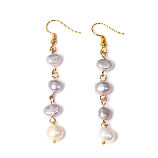dangle & chandelier real baroque pearls drop earrings golden metal gray natural pearl eardrop jewelry for women wedding bridal felmale dangl, Silver
dangle & chandelier real baroque pearls drop earrings golden metal gray natural pearl eardrop jewelry for women wedding bridal felmale dangl, Silver