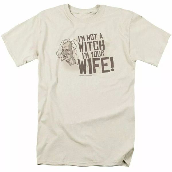 the princess bride not a witch t shirt mens licensed 80s movie tee valerie cream, White;black
the princess bride not a witch t shirt mens licensed 80s movie tee valerie cream, White;black