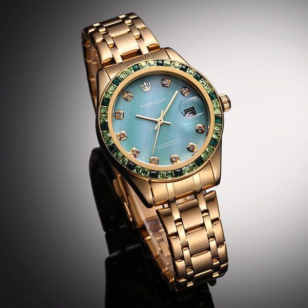 wristwatches brand torbollo women watch miyota movement quartz date crystal ceramic green lady clock for girls, Slivery;brown
wristwatches brand torbollo women watch miyota movement quartz date crystal ceramic green lady clock for girls, Slivery;brown