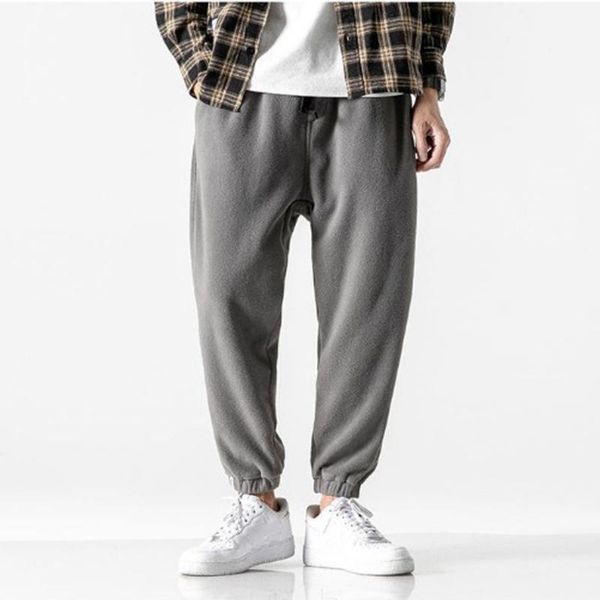 casual men's trousers elastic waist 2021 spring and autumn fashion wool warm loose comfortable male jogging pants street fas, Black
casual men's trousers elastic waist 2021 spring and autumn fashion wool warm loose comfortable male jogging pants street fas, Black