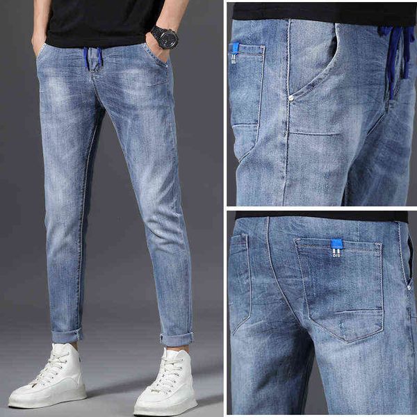men's jeans 2021 summer fashion men's jeans youth middle waist casual pants, Blue
men's jeans 2021 summer fashion men's jeans youth middle waist casual pants, Blue