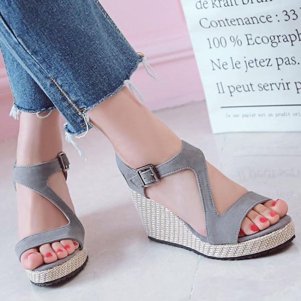 pink summer women sandals wedge peep toe shoes high heels beach ladies fashion platform rome plus size 42 43, Black
pink summer women sandals wedge peep toe shoes high heels beach ladies fashion platform rome plus size 42 43, Black