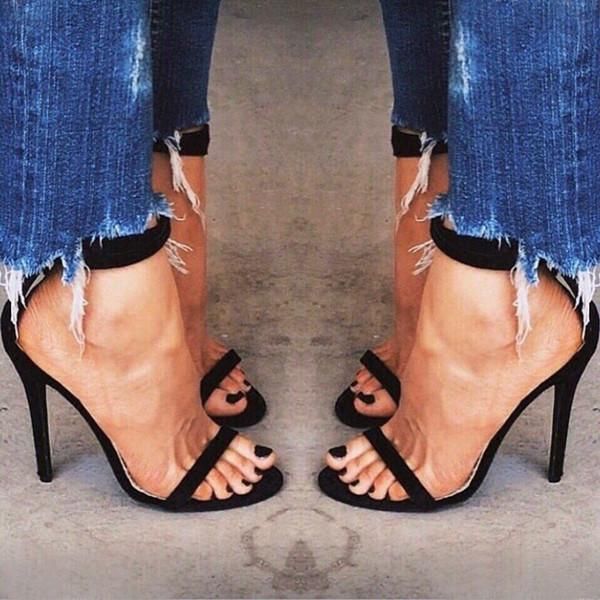 fashion women sandalias mujer ankle buckle strap high heels sandals stilettos prom party footwear summer shoes woman, Black
fashion women sandalias mujer ankle buckle strap high heels sandals stilettos prom party footwear summer shoes woman, Black