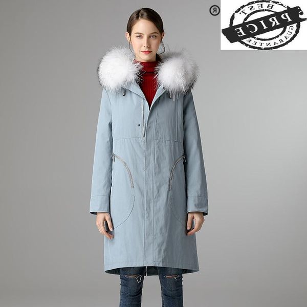 women's fur & faux winter clothes women coat female natural raccoon hooded rex long woman parkas 2022 b2116, Black
women's fur & faux winter clothes women coat female natural raccoon hooded rex long woman parkas 2022 b2116, Black