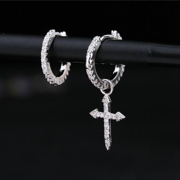 hoop & huggie 2021 fashion silver color cross hanging earrings geometric asymmetric for women jewelry gift, Golden;silver
hoop & huggie 2021 fashion silver color cross hanging earrings geometric asymmetric for women jewelry gift, Golden;silver