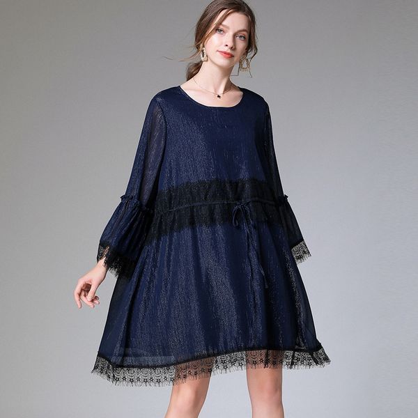 big yards dresses fat sister mm show thin large women's cover belly early autumn 2021 for people
big yards dresses fat sister mm show thin large women's cover belly early autumn 2021 for people