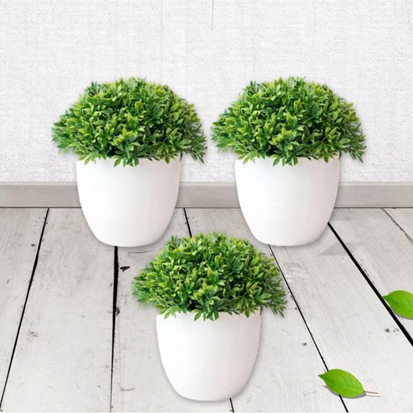 decorative flowers & wreaths 3 pcs simulation plant bonsai plastic grass decoration artificial flower ball potted home wedding party table d
decorative flowers & wreaths 3 pcs simulation plant bonsai plastic grass decoration artificial flower ball potted home wedding party table d