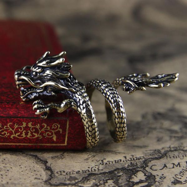cluster rings ksra 2021 open dragon shape male index finger ring hipster student retro domineering chinese style long, Golden;silver
cluster rings ksra 2021 open dragon shape male index finger ring hipster student retro domineering chinese style long, Golden;silver