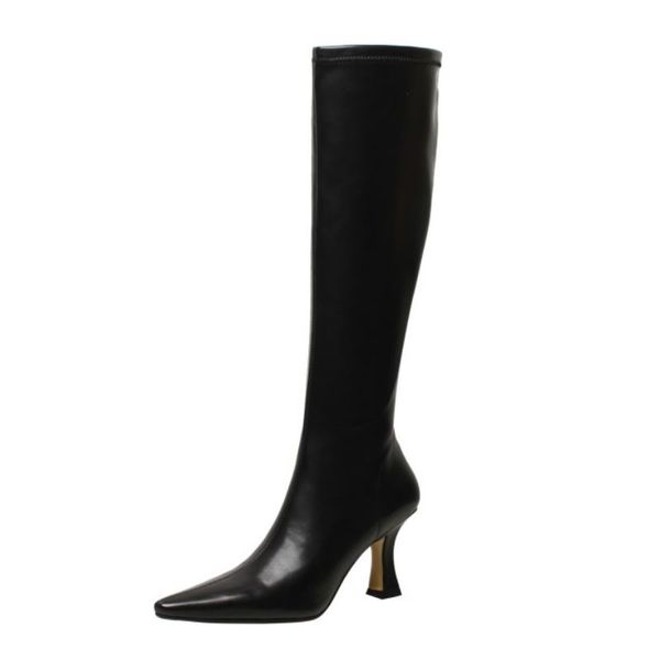Size 33-40 Women High Heel Boots Zipper Strange Heel Knee High Boots Women Fashion Sexy Winter Shoes Women Footwear, Black
Size 33-40 Women High Heel Boots Zipper Strange Heel Knee High Boots Women Fashion Sexy Winter Shoes Women Footwear, Black