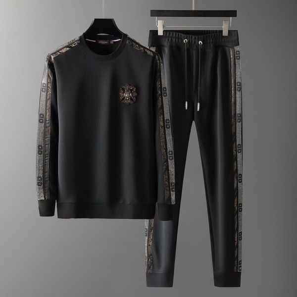 hoodie autumn and winter distinctive men's clothes sew big korean size fashion leisure two-piece, Black
hoodie autumn and winter distinctive men's clothes sew big korean size fashion leisure two-piece, Black