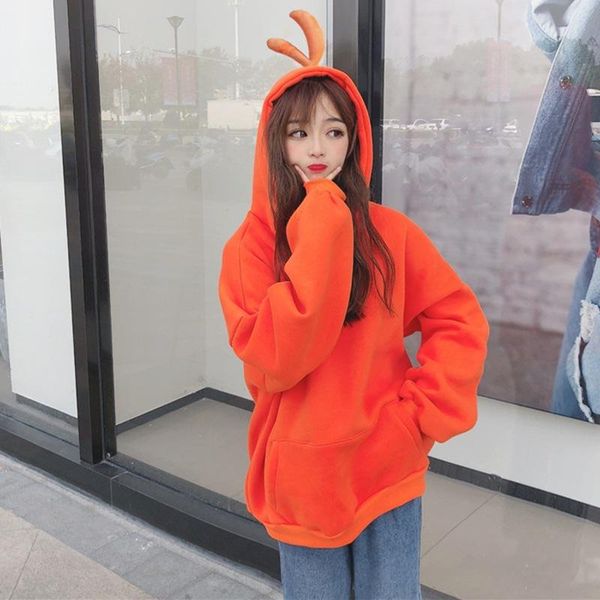 winter casual long sleeve pullovers loose hooded fleece women hoodies cute sweatshirts 4colors women's &, Black
winter casual long sleeve pullovers loose hooded fleece women hoodies cute sweatshirts 4colors women's &, Black