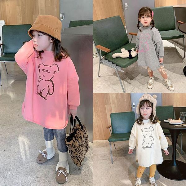 girl's dresses girls fleece sweater autumn winter kids cute cartoon bear princess simple 3-9y children fashion korean clothes, Red;yellow
girl's dresses girls fleece sweater autumn winter kids cute cartoon bear princess simple 3-9y children fashion korean clothes, Red;yellow