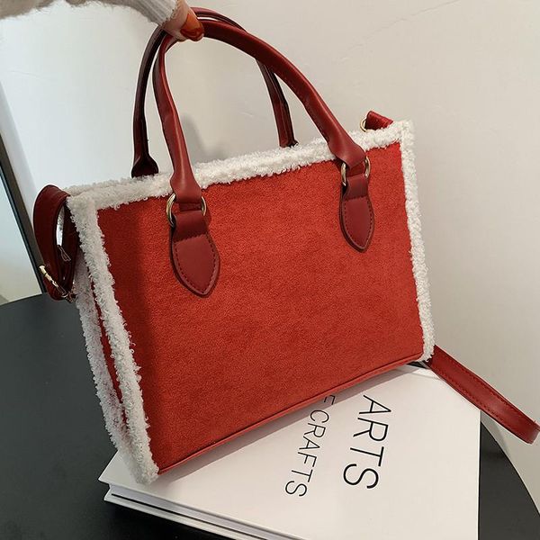 evening bags women bag lamb wool handbags trend stitching hand casual tote shoulder messenger crossbody luxury designer
evening bags women bag lamb wool handbags trend stitching hand casual tote shoulder messenger crossbody luxury designer