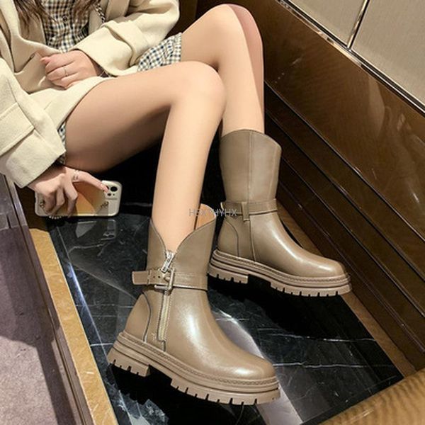 boots 2021autumn winter ankle women shoes thick bottom black white round toe footwear elegant height increasing
boots 2021autumn winter ankle women shoes thick bottom black white round toe footwear elegant height increasing