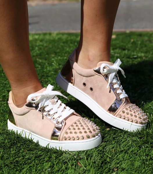 elegant ladies sneakers low-red sole men's and women's suede casual shoes walking dress shoes, Black
elegant ladies sneakers low-red sole men's and women's suede casual shoes walking dress shoes, Black