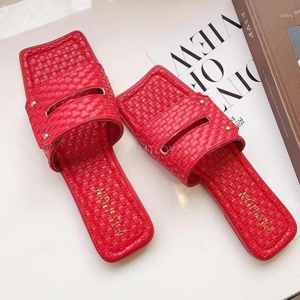 women's flat slippers plaited fashion square toe comfort open mules summer zapatillas mujer casa sapatos femininos 20211, Black
women's flat slippers plaited fashion square toe comfort open mules summer zapatillas mujer casa sapatos femininos 20211, Black