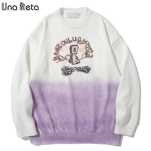 men's sweaters una reta tie dye sweater men print streetwear clothing long sleeve pullover pull homme oversized, White;black
men's sweaters una reta tie dye sweater men print streetwear clothing long sleeve pullover pull homme oversized, White;black