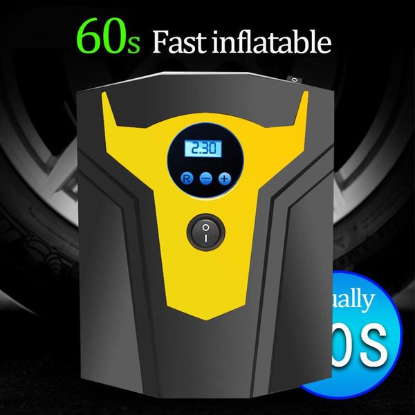 inflatable pump car air compressor portable tyre inflators 150 psi mini electric infladors digital led light tire 
inflatable pump car air compressor portable tyre inflators 150 psi mini electric infladors digital led light tire